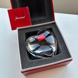 Baccarat Puffed Heart Paperweight